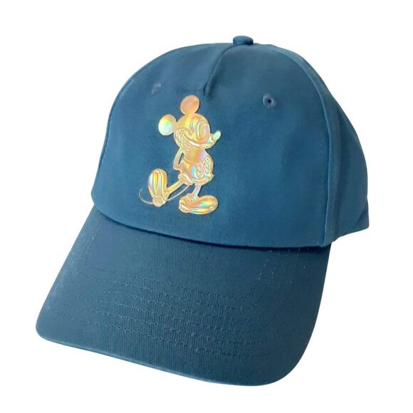 Disney Parks WDW 50th Iridescent Shimmer Mickey Mouse Hat Ball Cap NWT - Picture 9 of 9